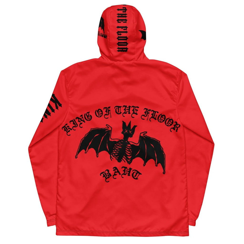 Red Sketchy Windbreaker- - Baht