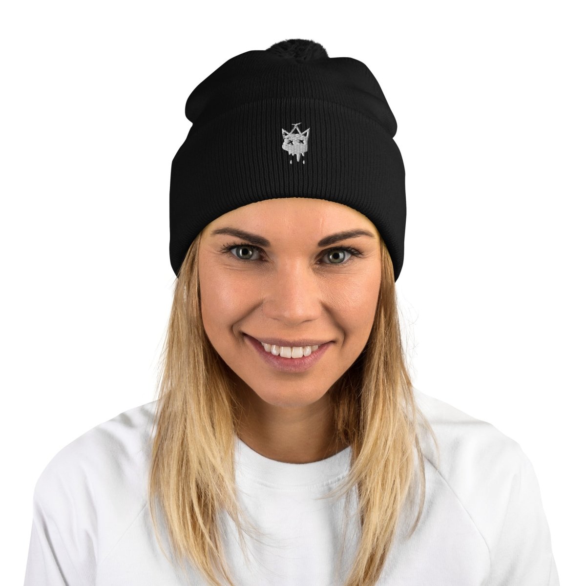 Baht Pom-Pom Beanie- - Baht