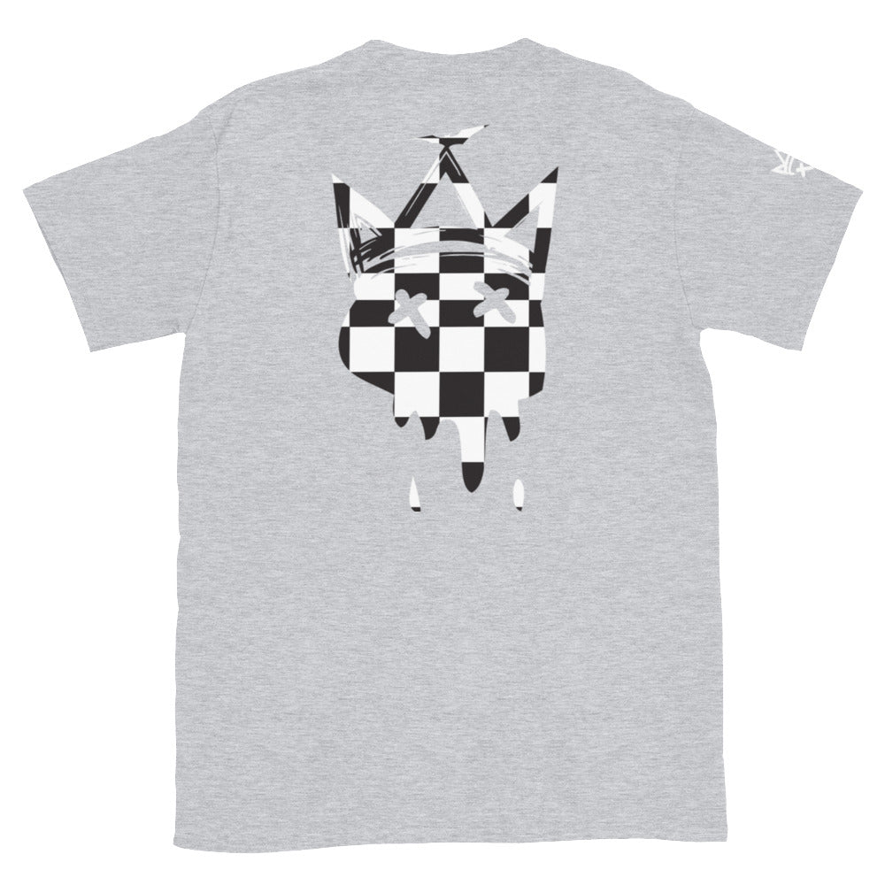 Basic Checkered T-Shirt- - Baht