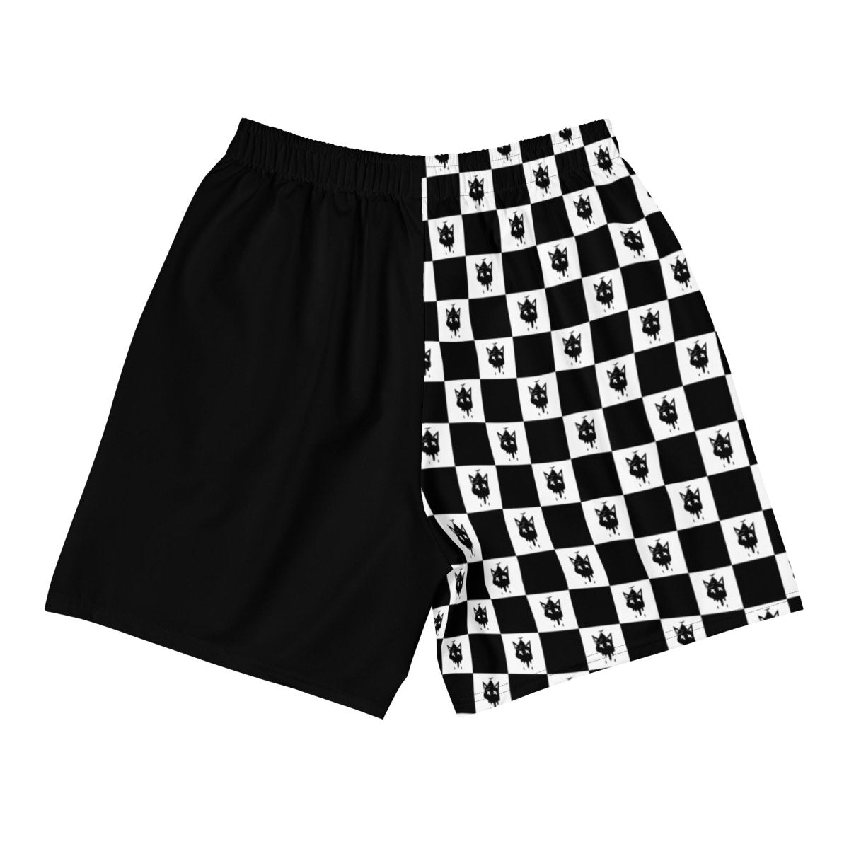 Black Checkered Shorts- - Baht
