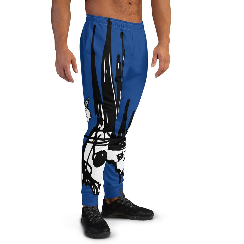 Blue Sketchy Joggers- - Baht