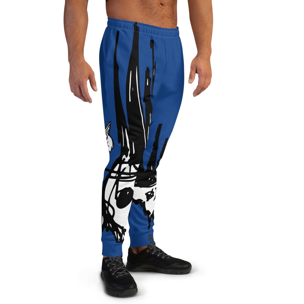 Blue Sketchy Joggers- - Baht