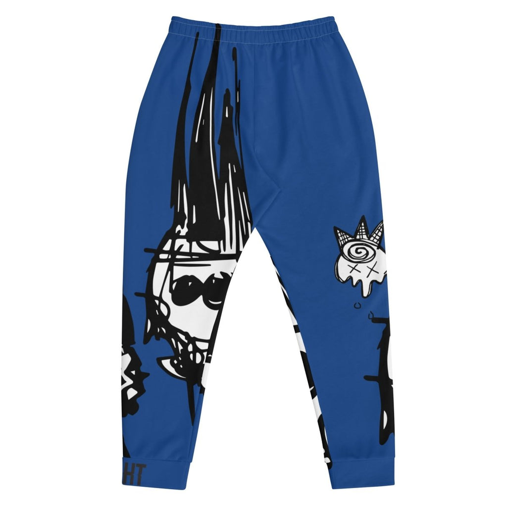 Blue Sketchy Joggers- - Baht