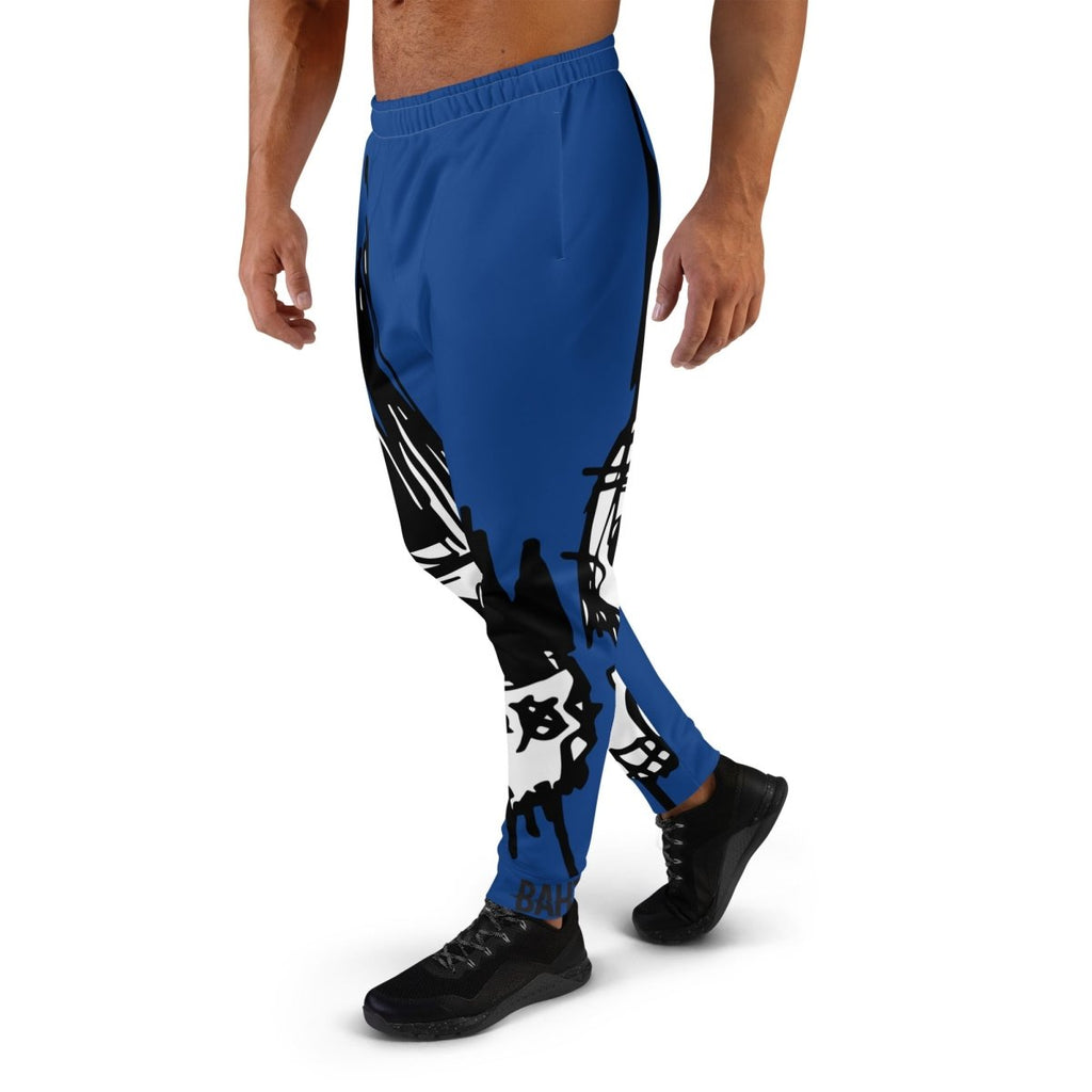 Blue Sketchy Joggers- - Baht