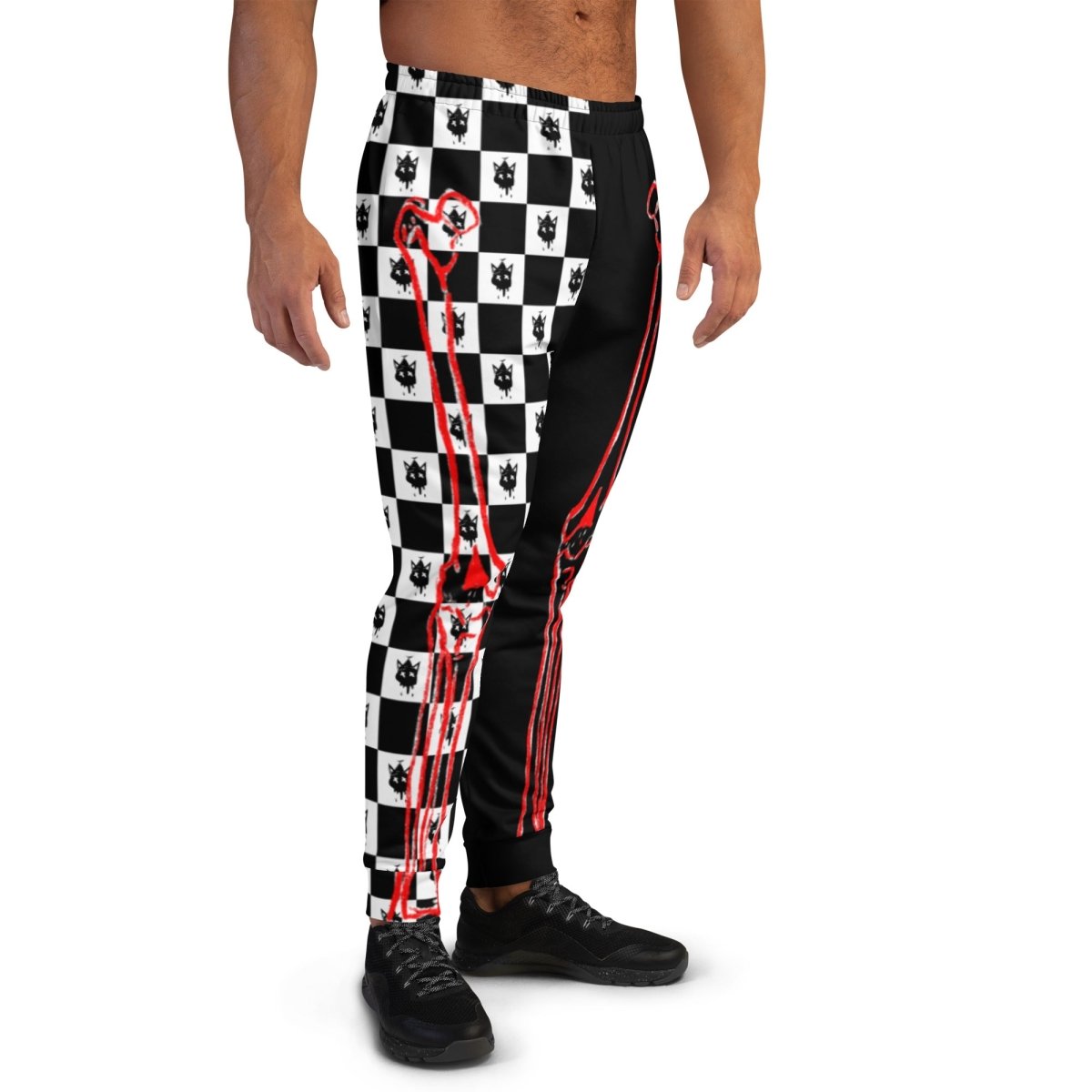 Checker Bones Joggers- - Baht