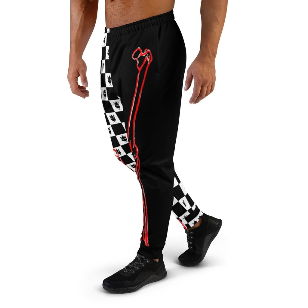 Checker Bones Joggers- - Baht