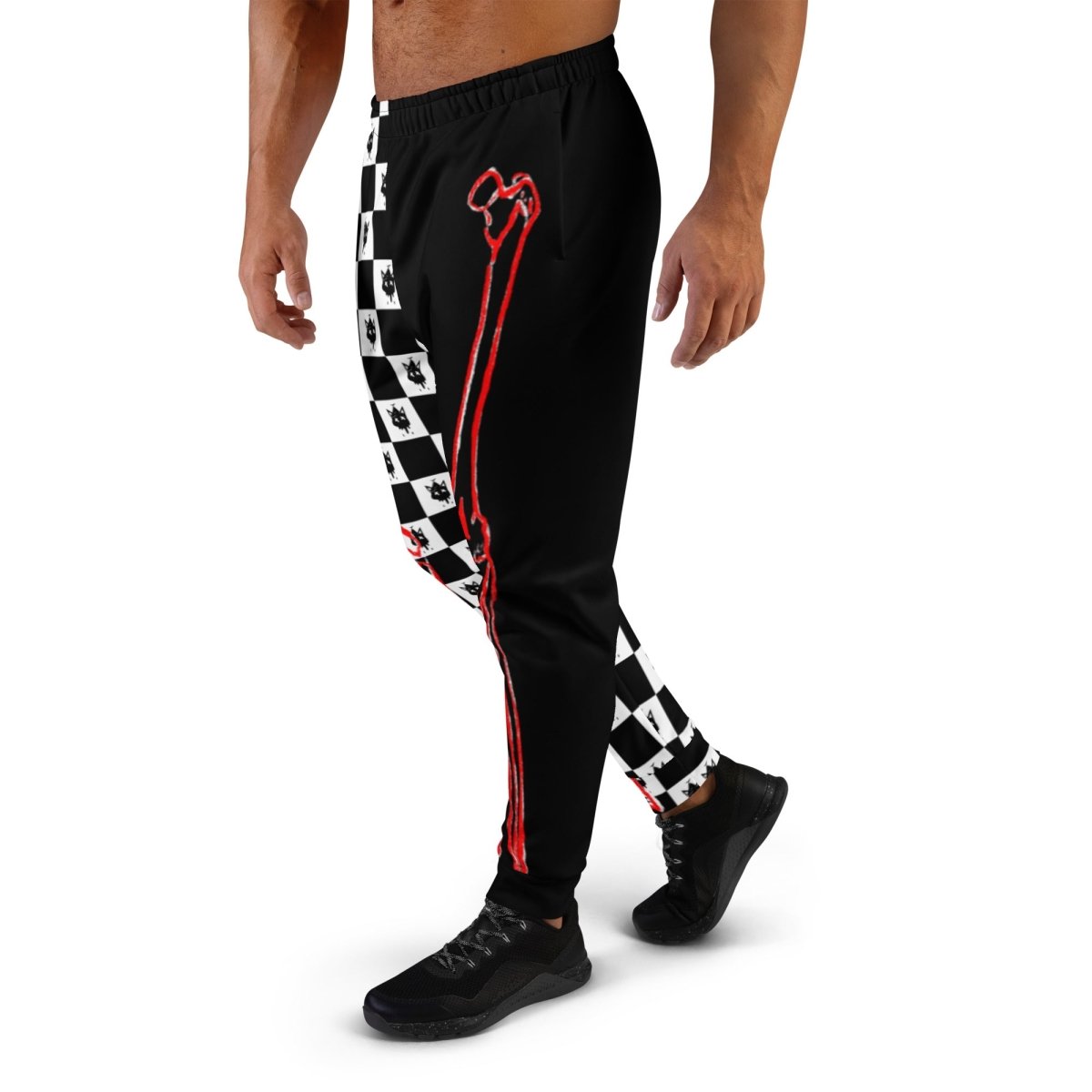 Checker Bones Joggers- - Baht