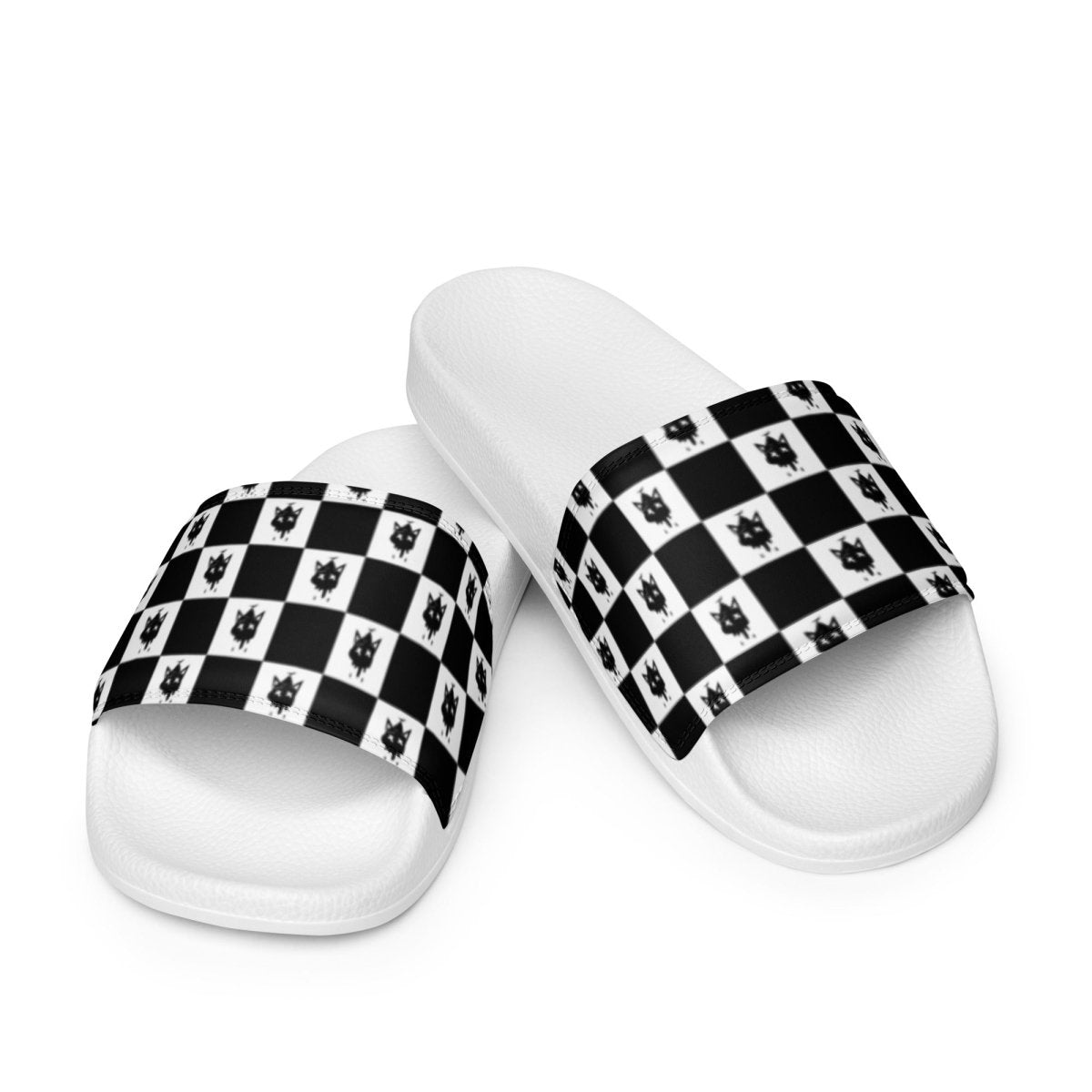 Checkered slides- - Baht