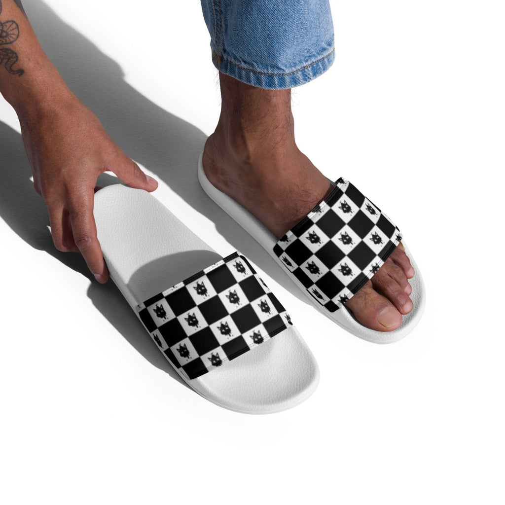 Checkered slides- - Baht