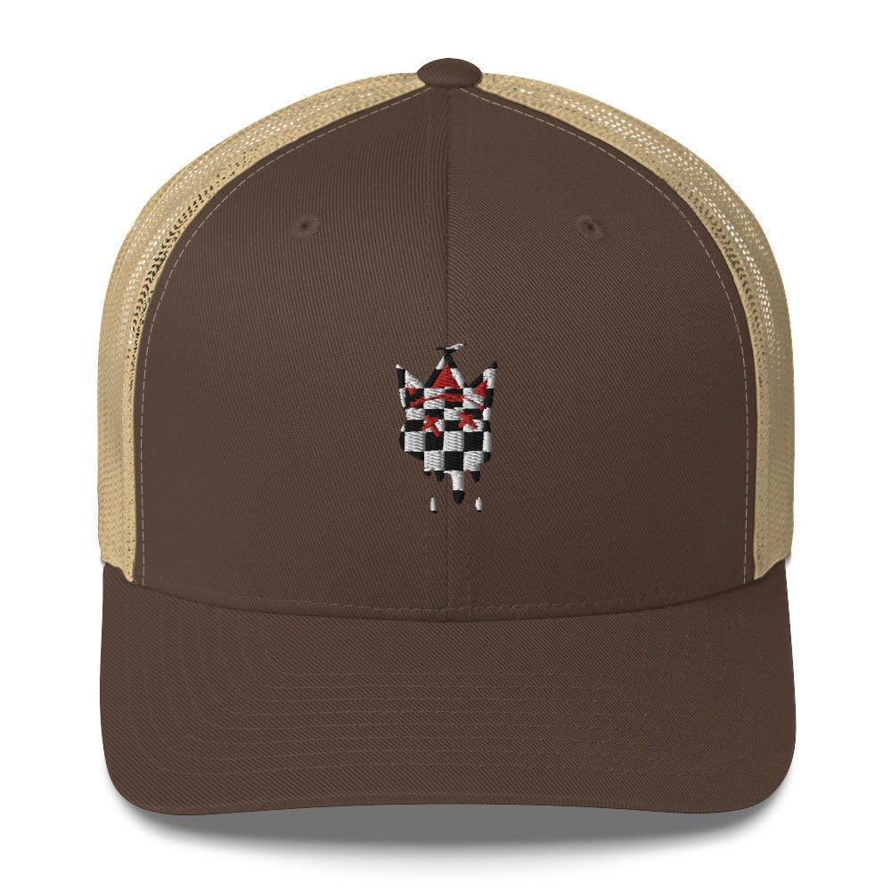 Checkered Trucker Cap- - Baht