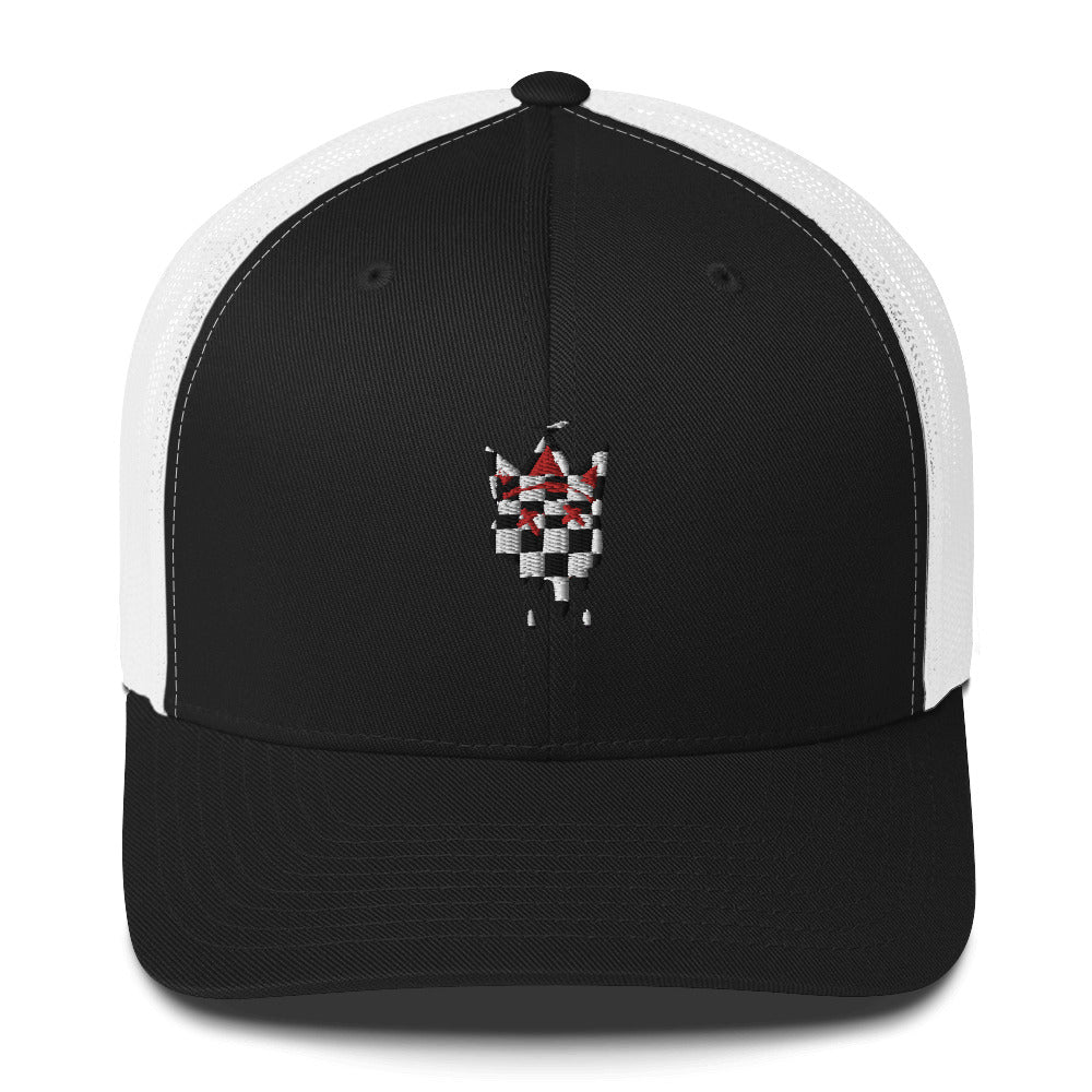 Checkered Trucker Cap- - Baht