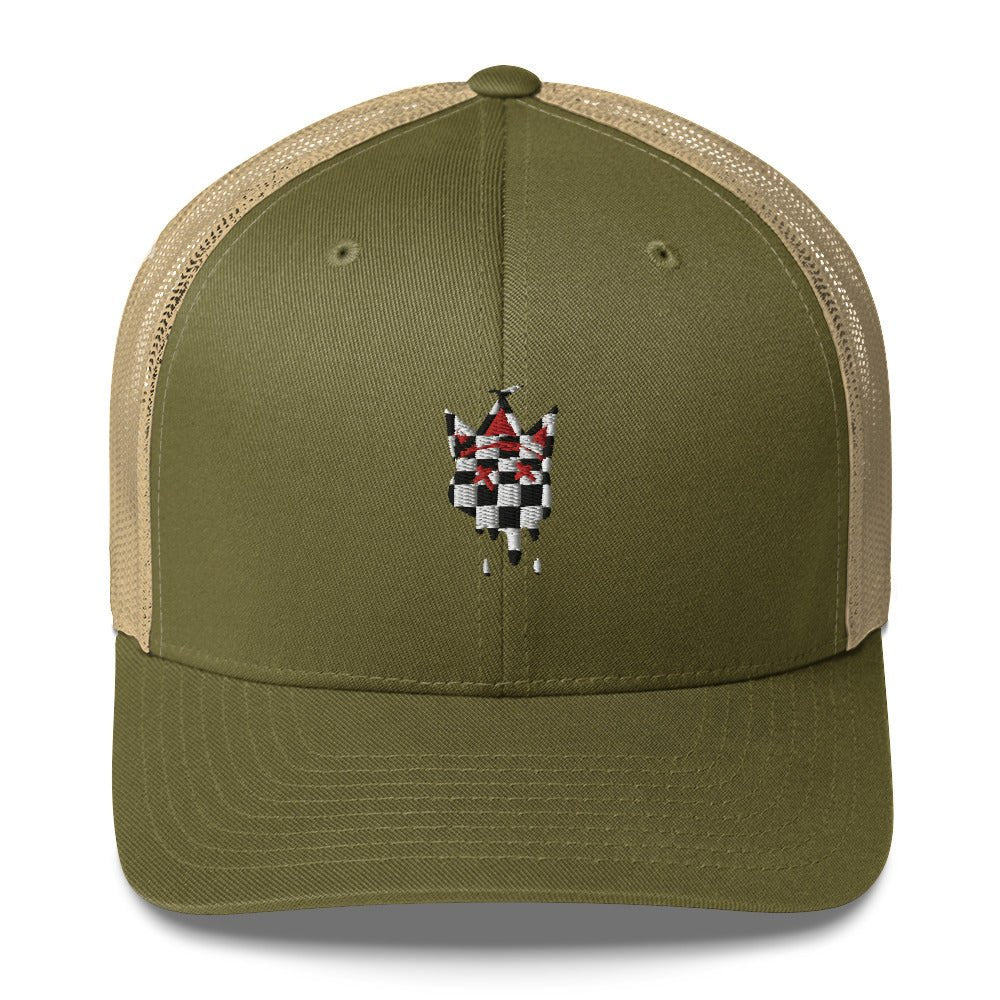 Checkered Trucker Cap- - Baht