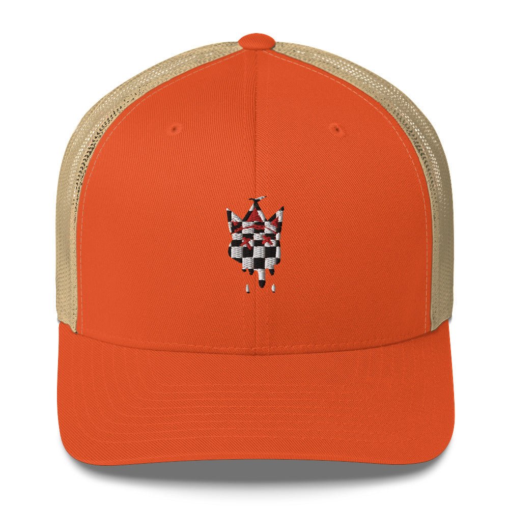 Checkered Trucker Cap- - Baht