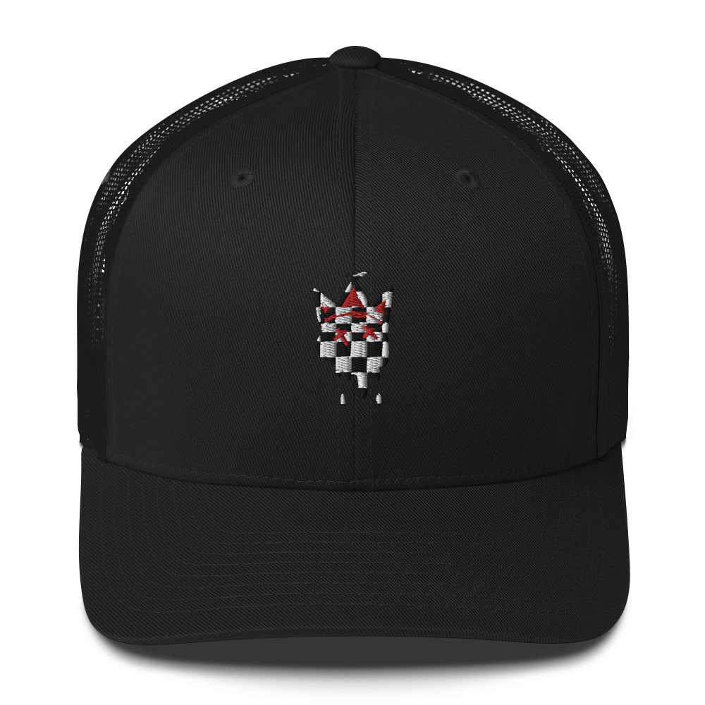 Checkered Trucker Cap- - Baht