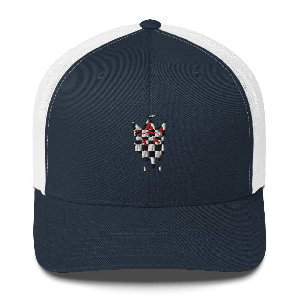 Checkered Trucker Cap- - Baht