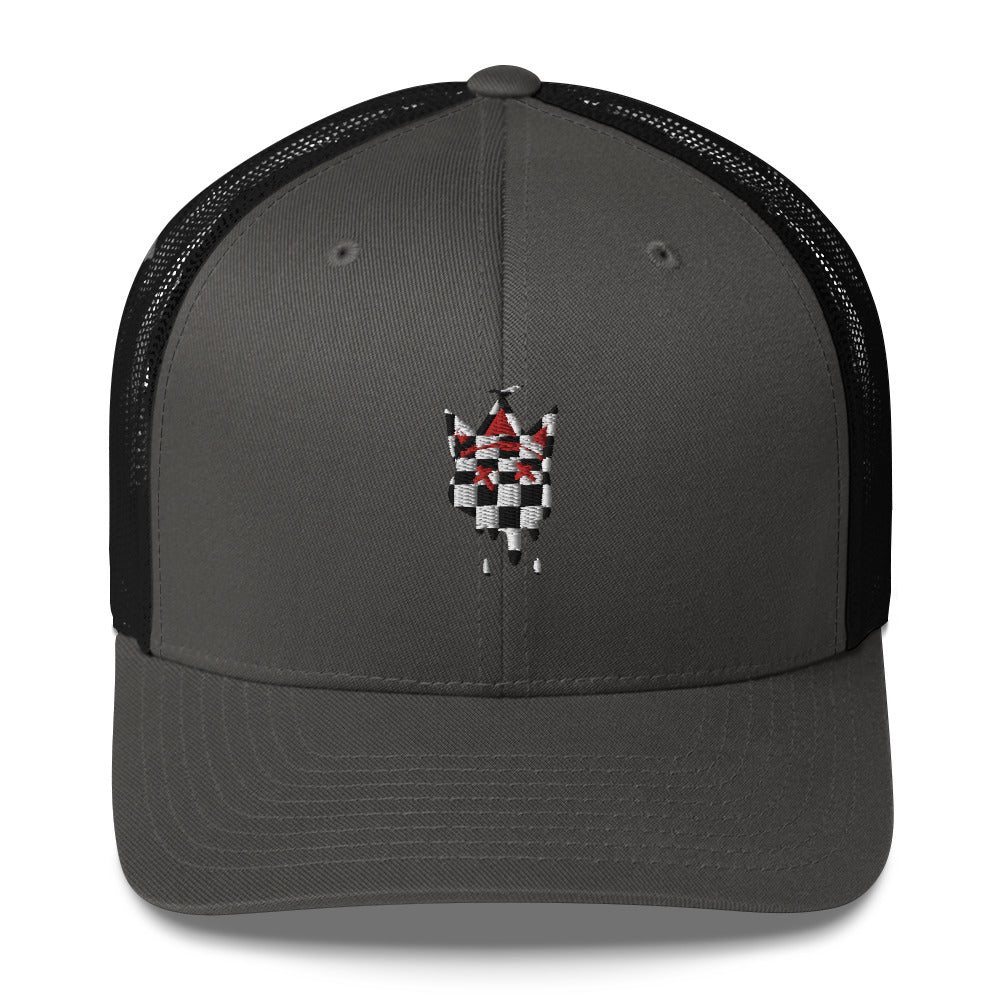 Checkered Trucker Cap- - Baht