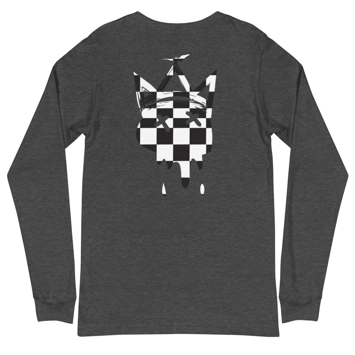 Crown Checkered Long Sleeve Tee- - Baht