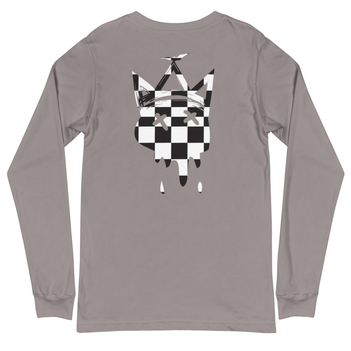 Crown Checkered Long Sleeve Tee- - Baht