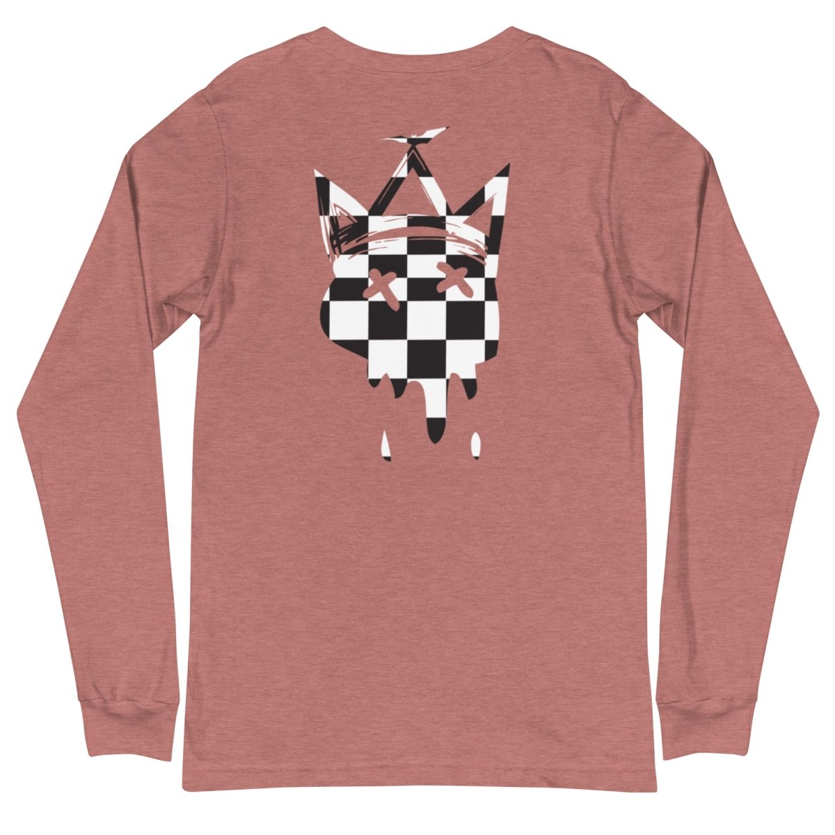 Crown Checkered Long Sleeve Tee- - Baht