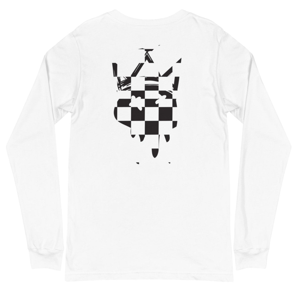 Crown Checkered Long Sleeve Tee- - Baht