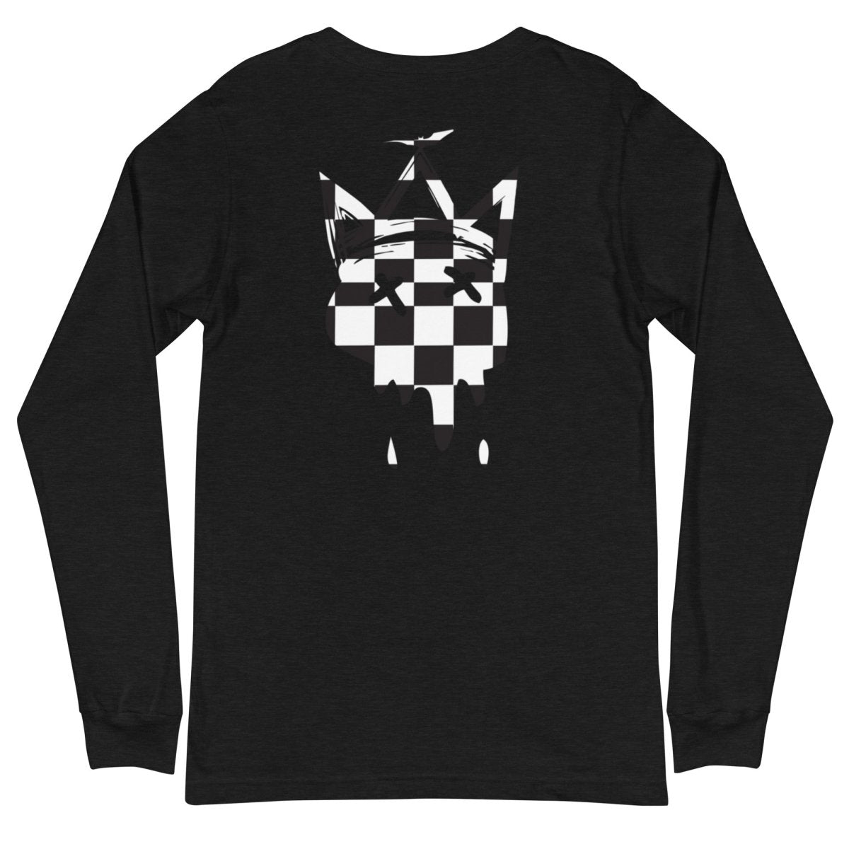 Crown Checkered Long Sleeve Tee- - Baht