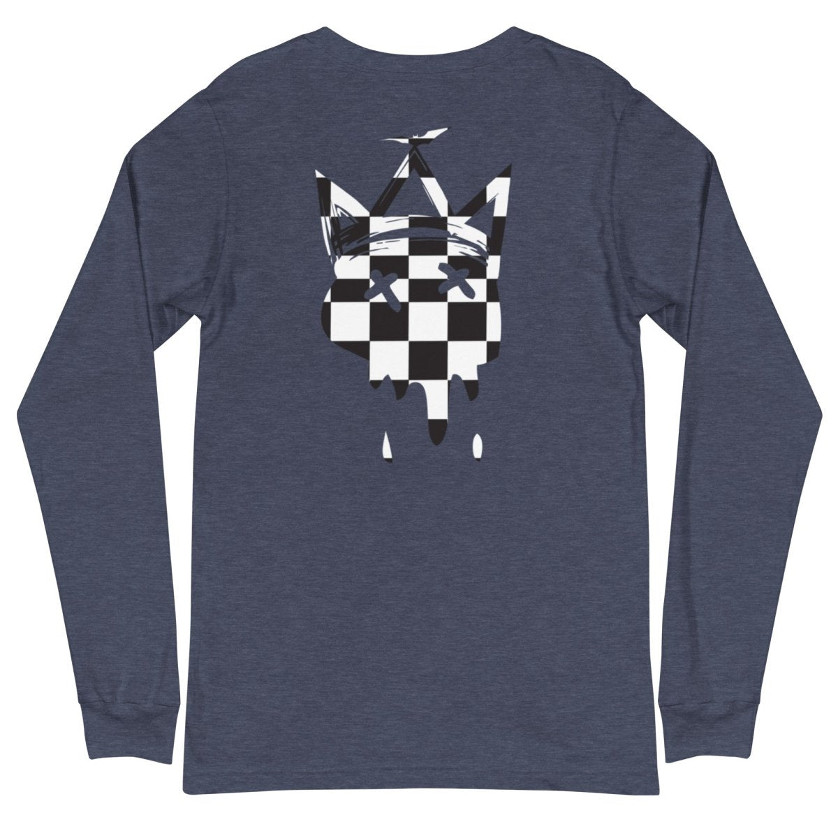 Crown Checkered Long Sleeve Tee- - Baht
