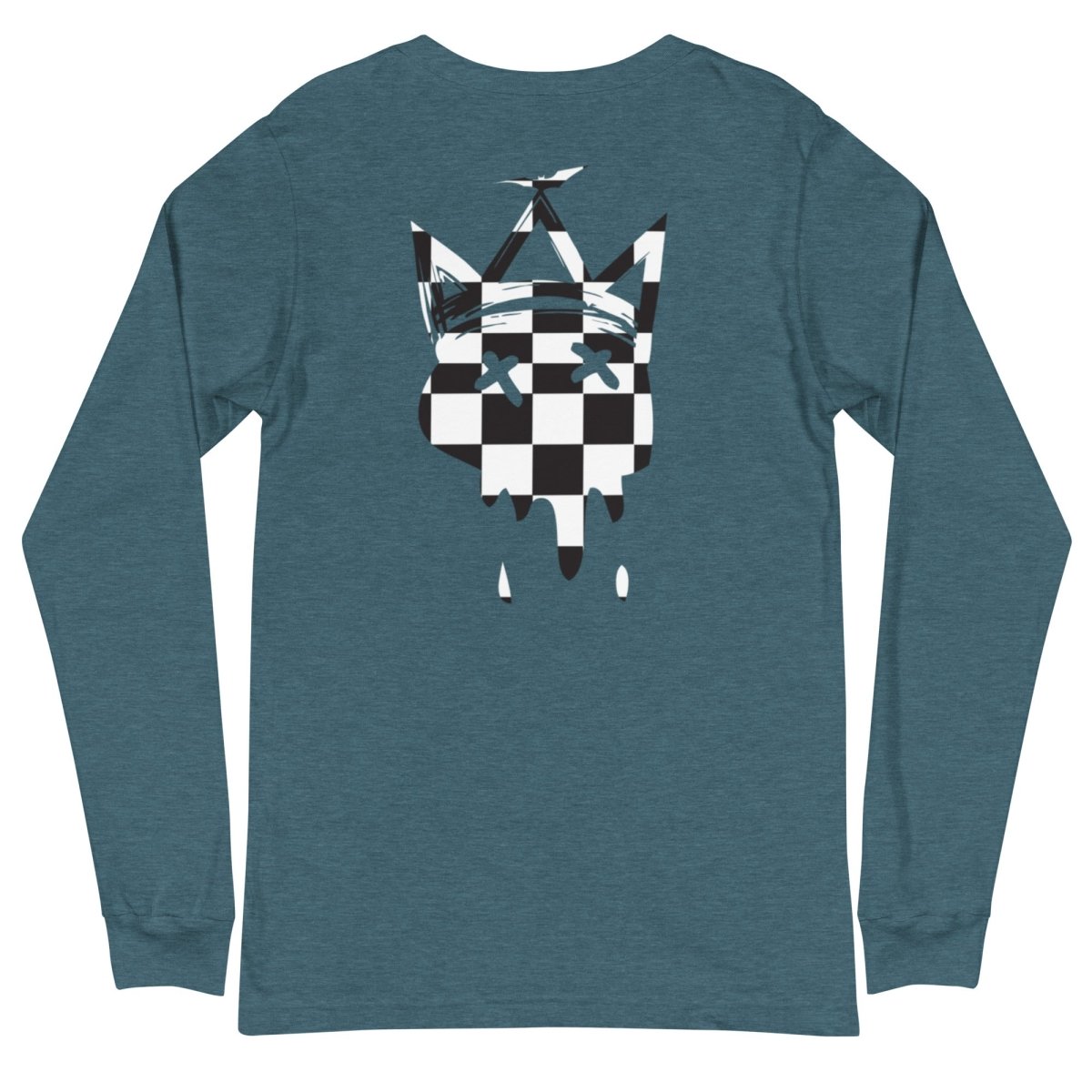 Crown Checkered Long Sleeve Tee- - Baht