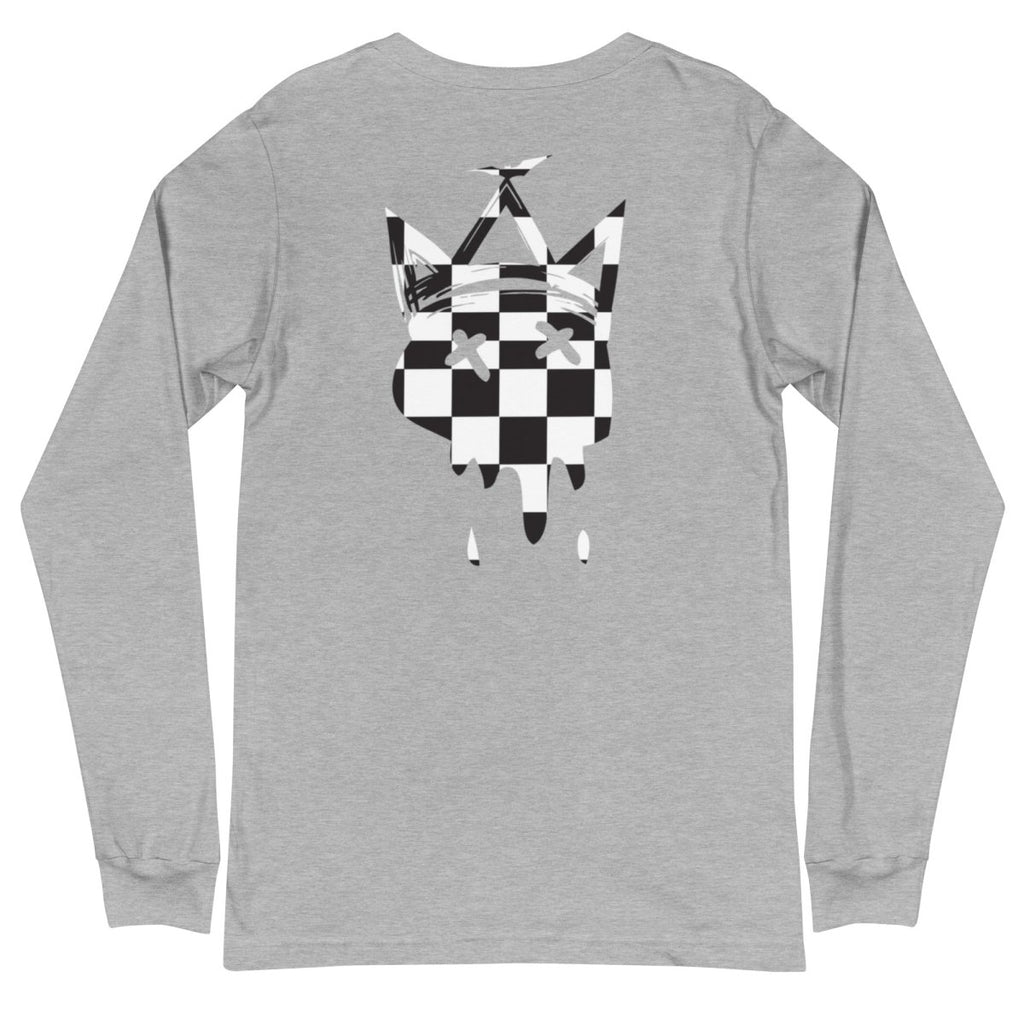 Crown Checkered Long Sleeve Tee- - Baht