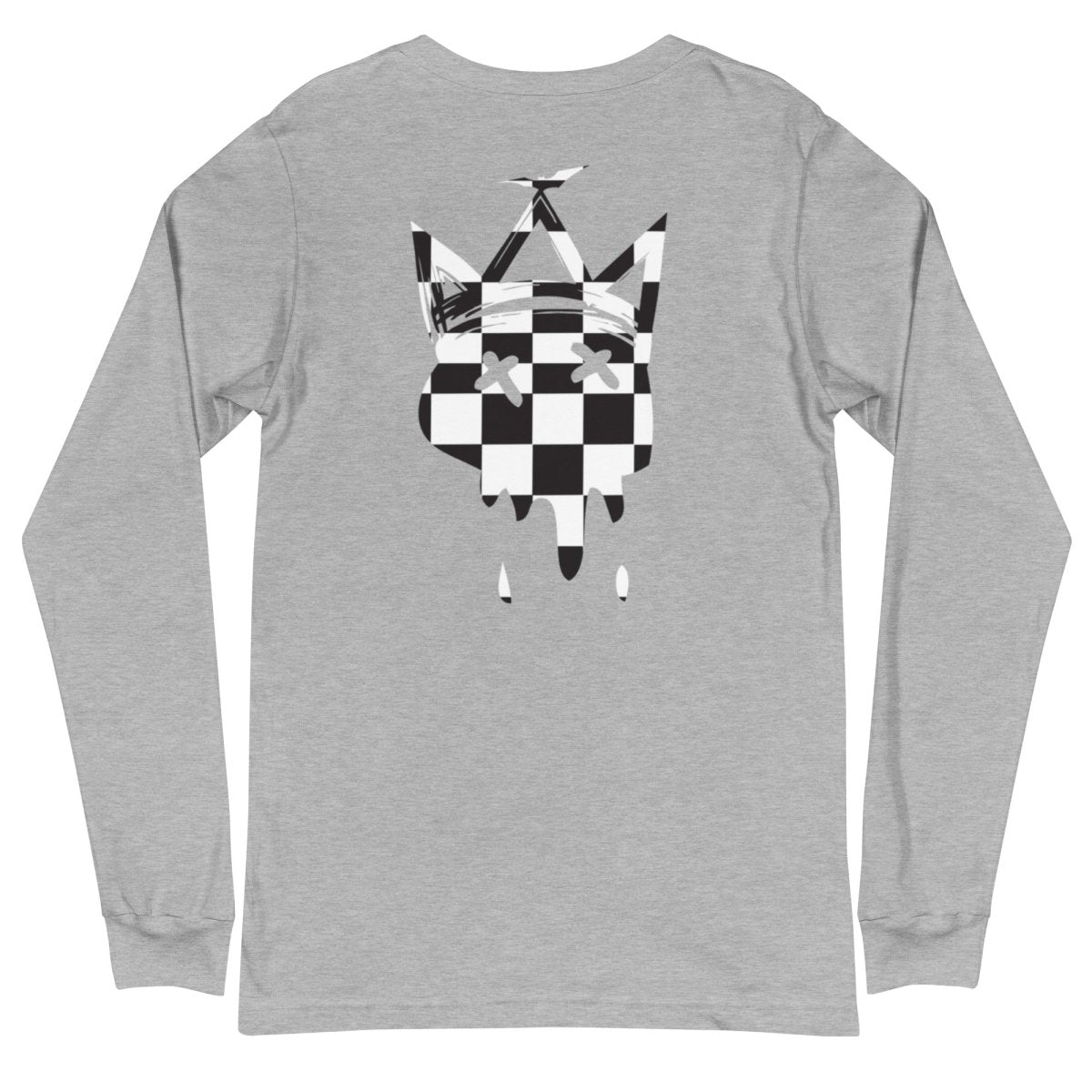 Crown Checkered Long Sleeve Tee- - Baht