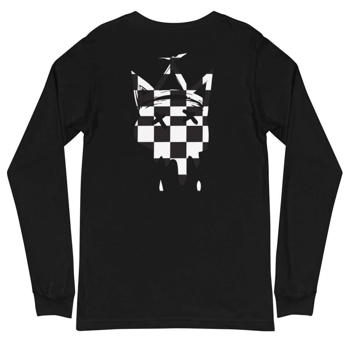 Crown Checkered Long Sleeve Tee- - Baht
