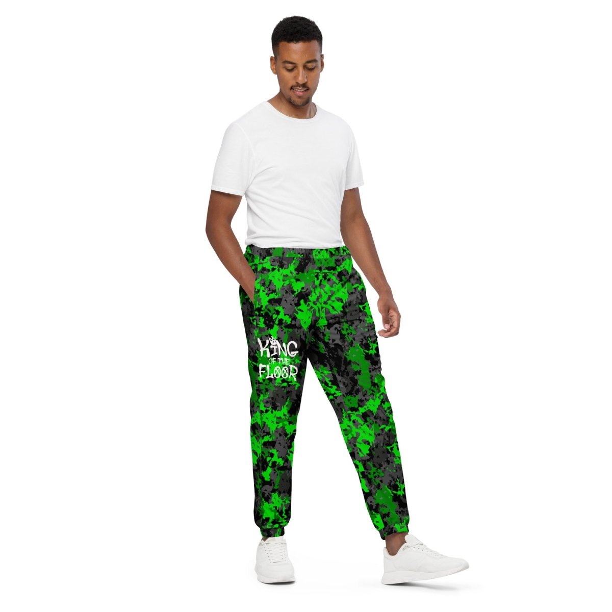 Green Camo track pants- - Baht