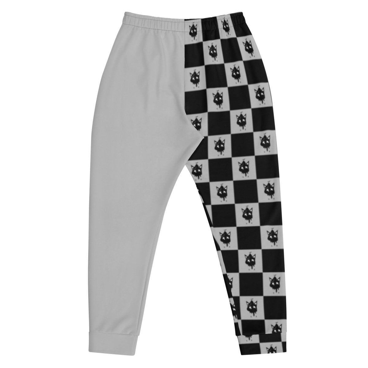 Grey Checkered Joggers- - Baht