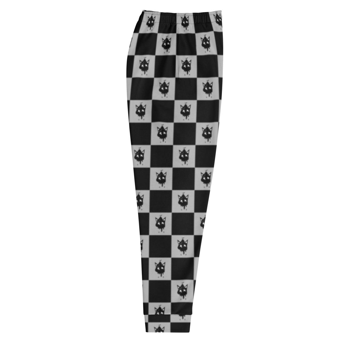 Grey Checkered Joggers- - Baht