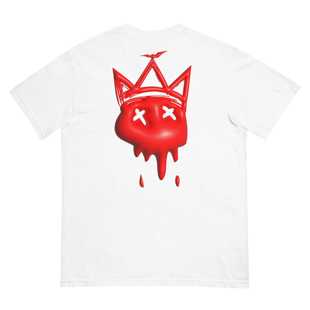 Heavy Neon Red Bubble T- - Baht