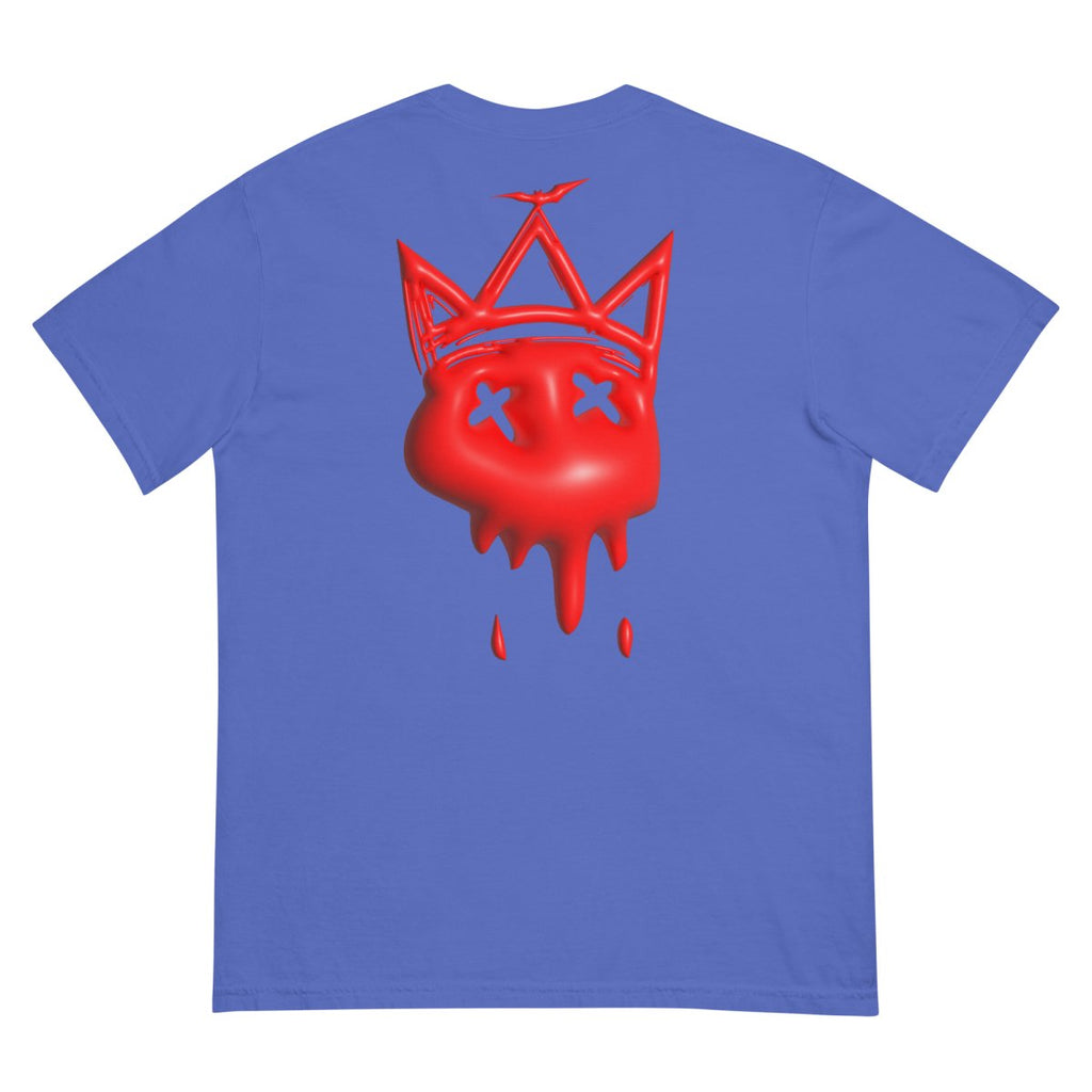 Heavy Neon Red Bubble T- - Baht