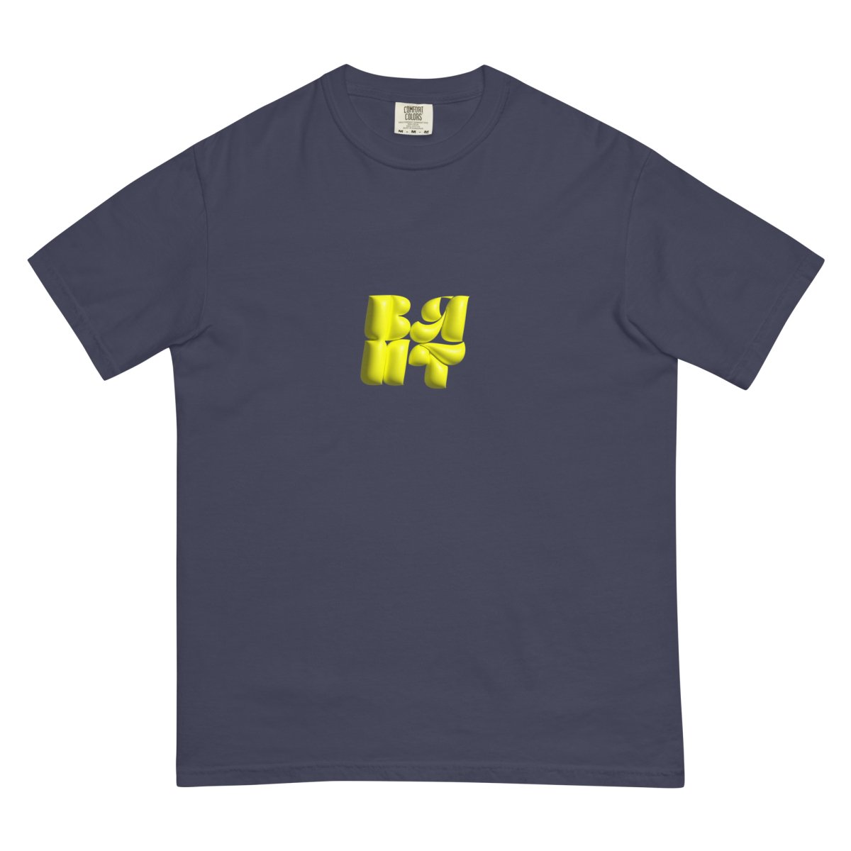 Heavy Neon Yellow Bubble T- - Baht
