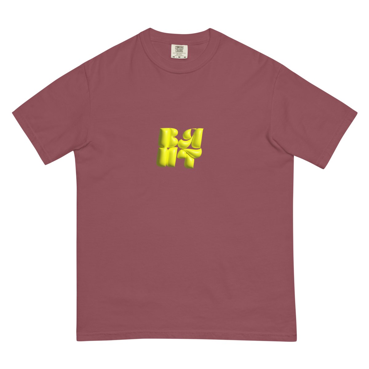 Heavy Neon Yellow Bubble T- - Baht
