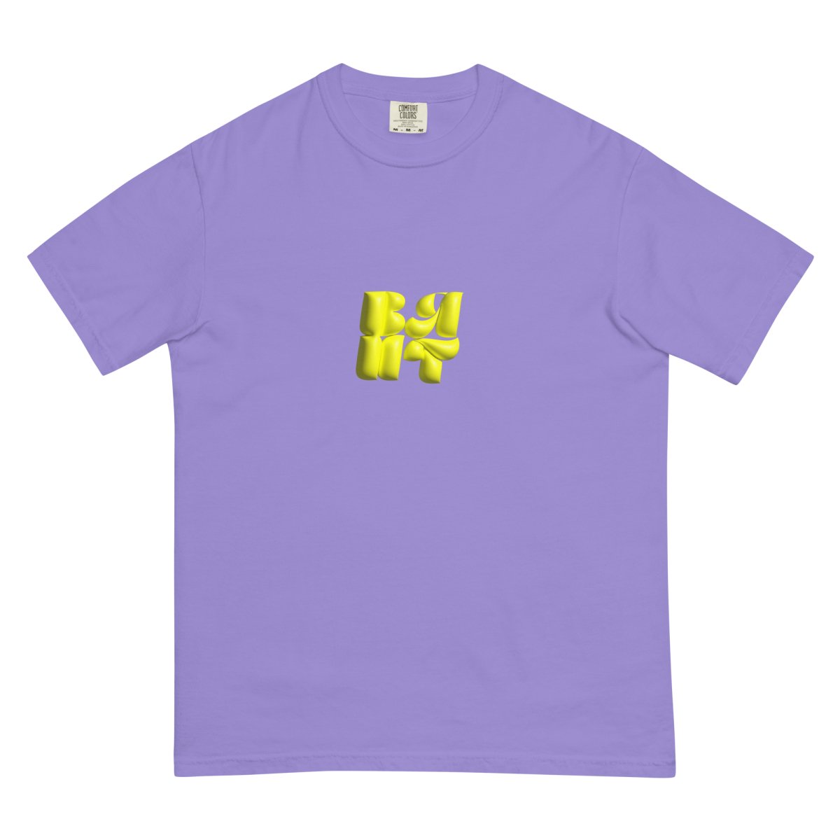 Heavy Neon Yellow Bubble T- - Baht