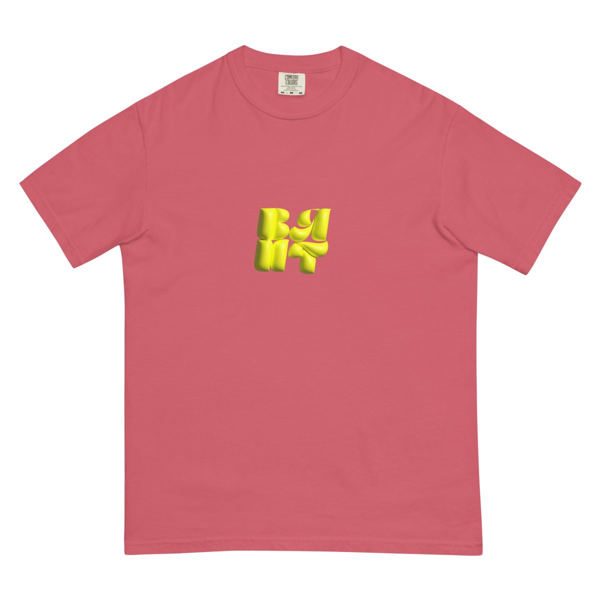 Heavy Neon Yellow Bubble T- - Baht
