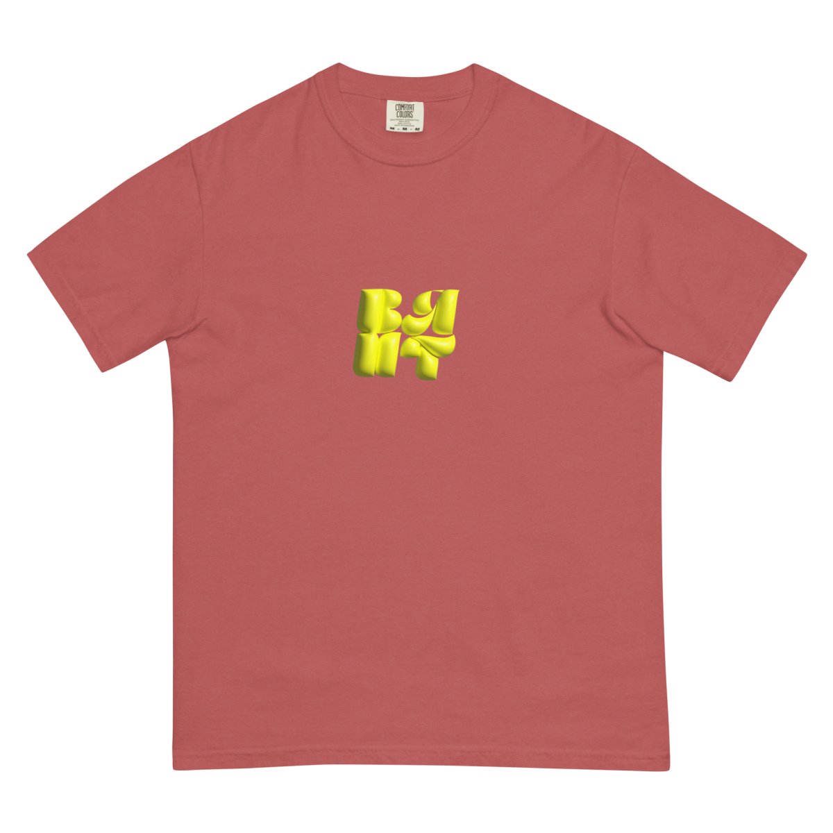 Heavy Neon Yellow Bubble T- - Baht