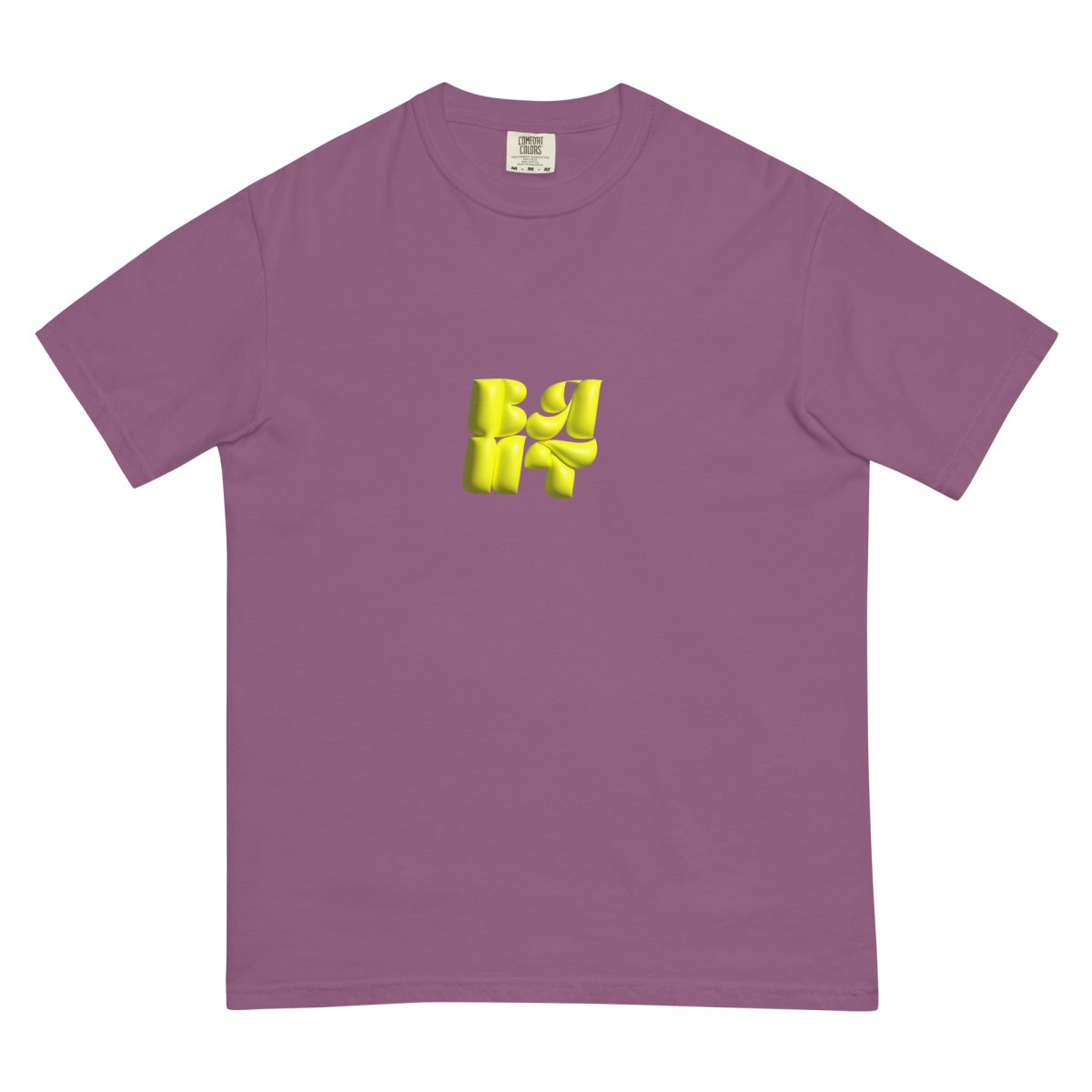 Heavy Neon Yellow Bubble T- - Baht
