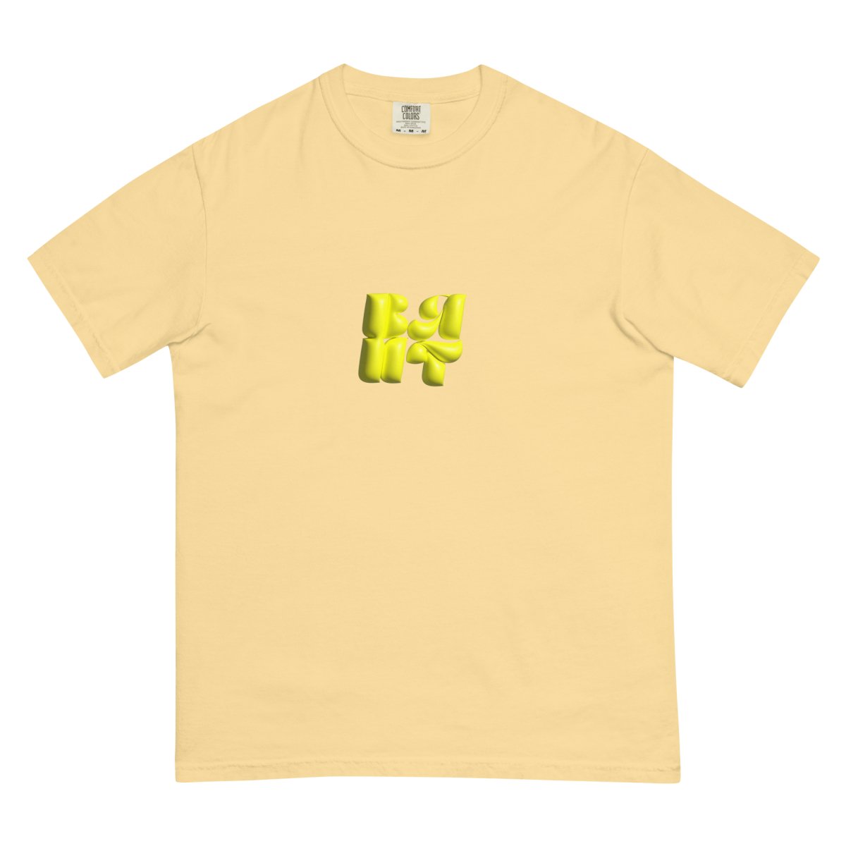 Heavy Neon Yellow Bubble T- - Baht
