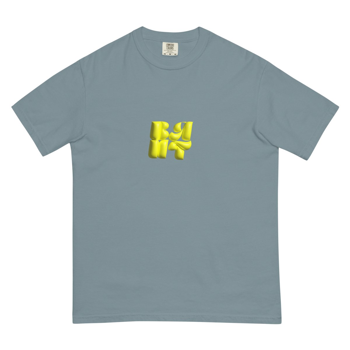 Heavy Neon Yellow Bubble T- - Baht
