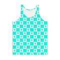 Neon Checkered Tank Top- - Baht