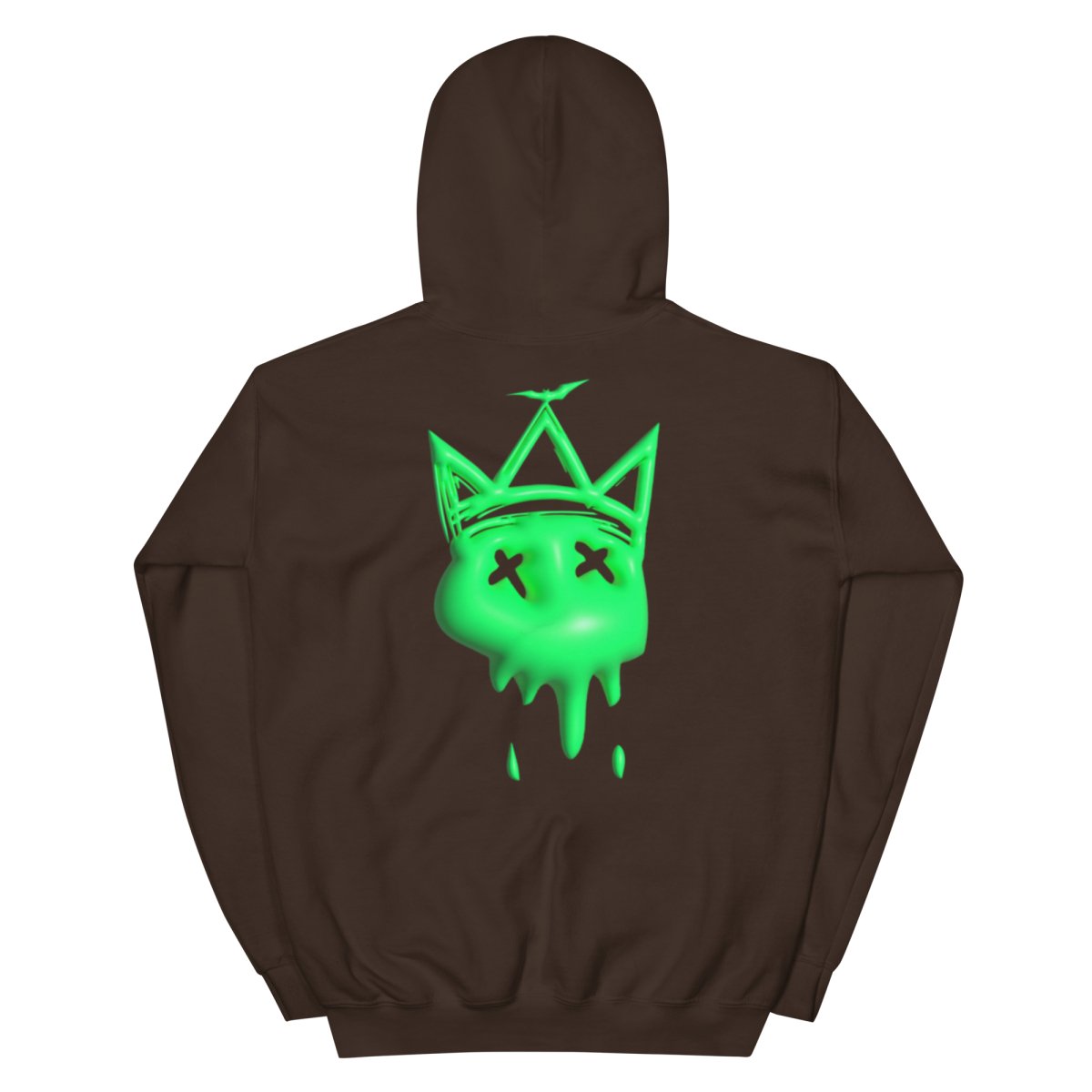 Neon Green Bubble Hoodie- - Baht