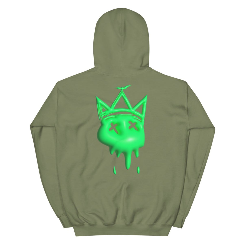 Neon Green Bubble Hoodie- - Baht
