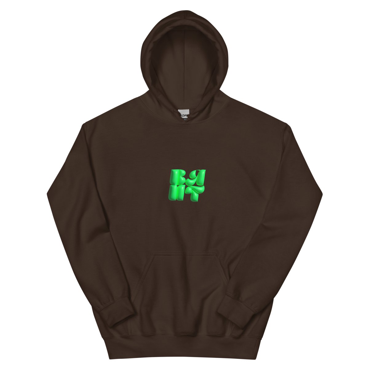 Neon Green Bubble Hoodie- - Baht
