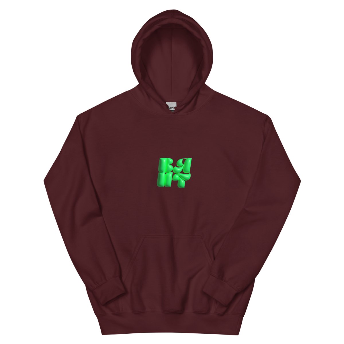 Neon Green Bubble Hoodie- - Baht