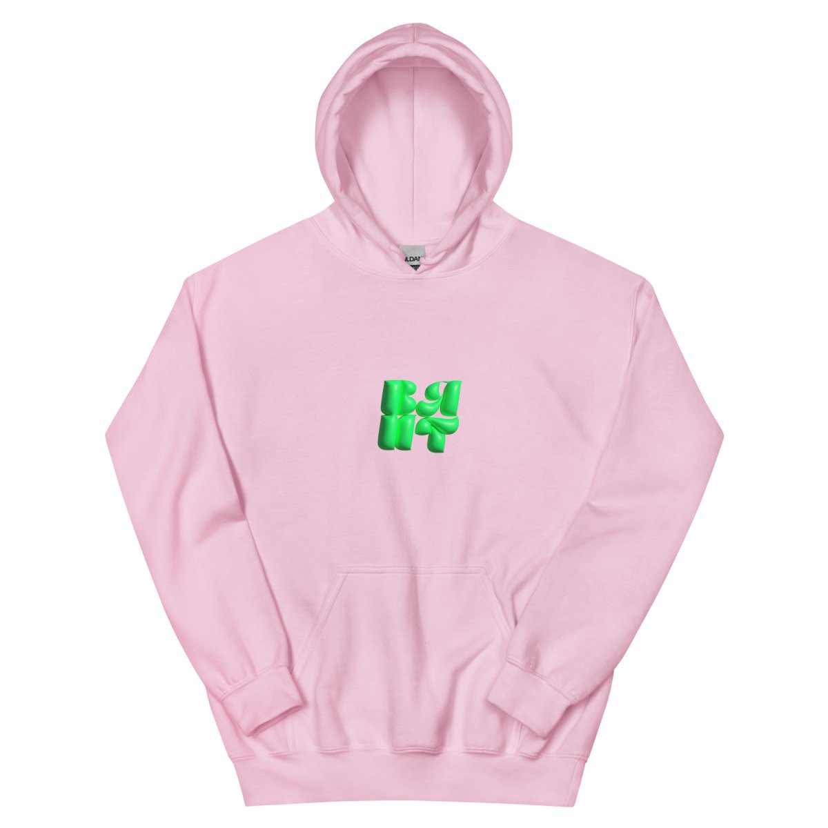 Neon Green Bubble Hoodie- - Baht
