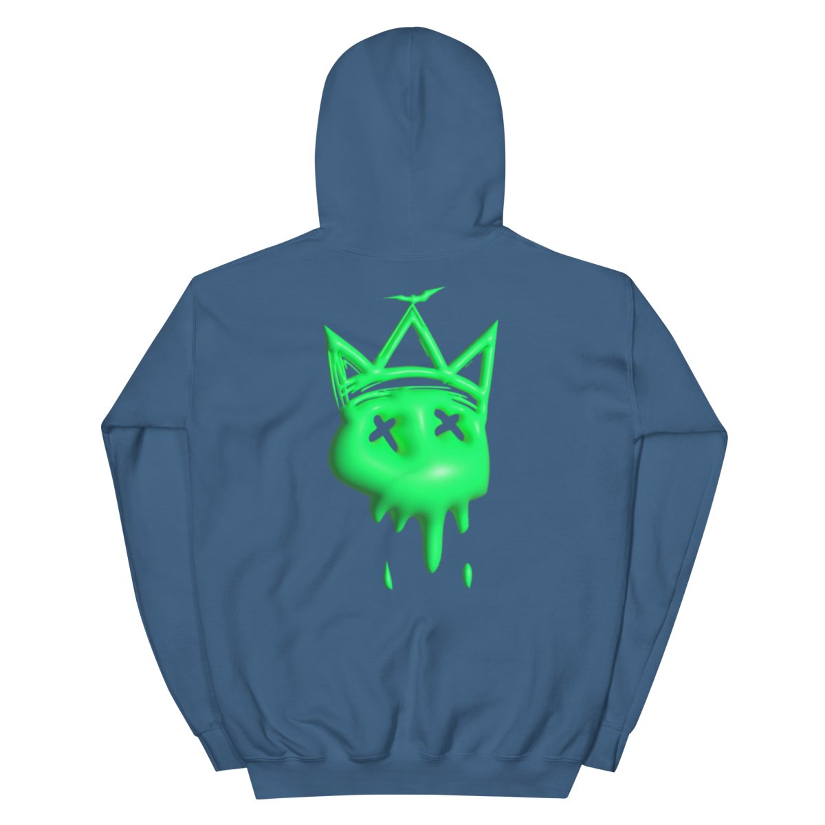 Neon Green Bubble Hoodie- - Baht